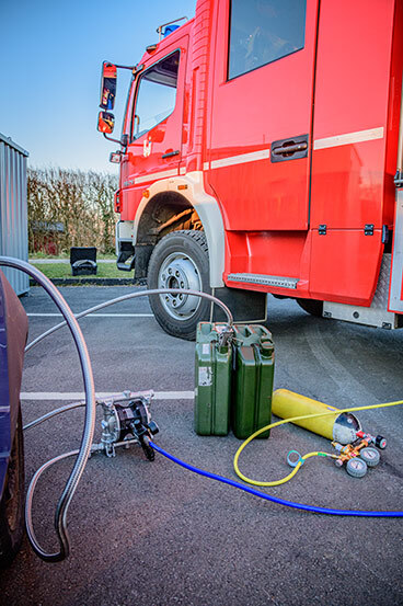 Notfall-Kraftstoff-Umfüllpumpe, Gefahrgutpumpen