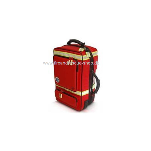 Elite Bags Notfalltasche Emerair´s bzw. Notfallrucksack mit  Sauerstoffversorgung, Farbe rot, leer 
