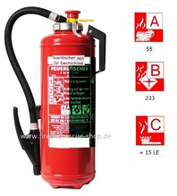 Jockel ABC Feuerlöscher DIN EN 3, 6 kg